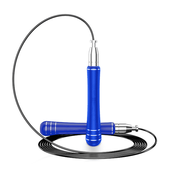 Tangle-Free Rapid Speed Jumping Rope with Ball Bearings Adjustable for Workout Aerobic Exercise