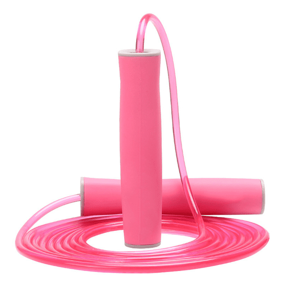 Tangle-Free with Ball Bearing Speed Skipping Rope Cable, Adjustable , with Memory Foam Handles