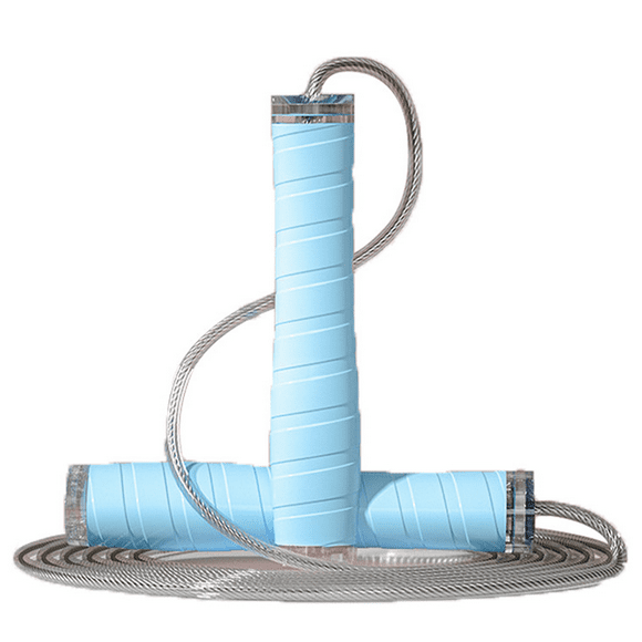 Tangle-Free with Ball Bearing Speed Skipping Rope Cable, Adjustable , with Memory Foam Handles