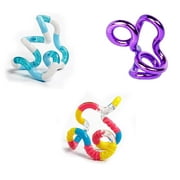 Tangle Jr. Brain Tools Combo Pack of 3  Classic Textured Metallics