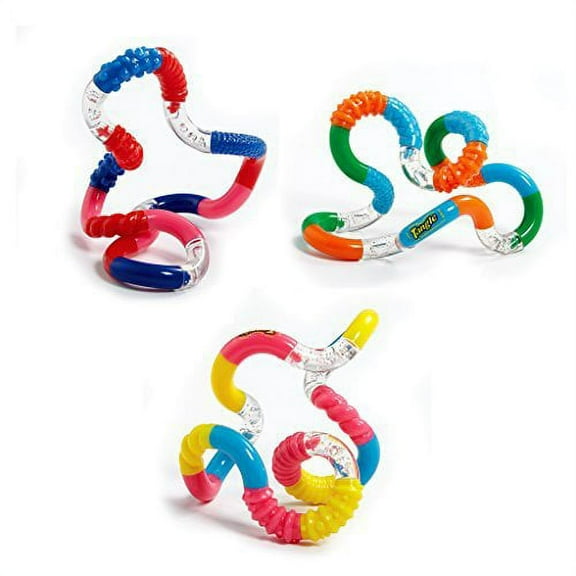 Tangle Jr. Brain Tools Textured Sensory Fidget Toy 3 Pack