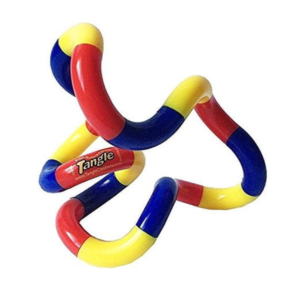 Tangle Jr. Classic Fidget Toy - Original by Tangle Jr., Brain tools to keep you focused by twisting, turning, and fidgeting By Tangle Creations