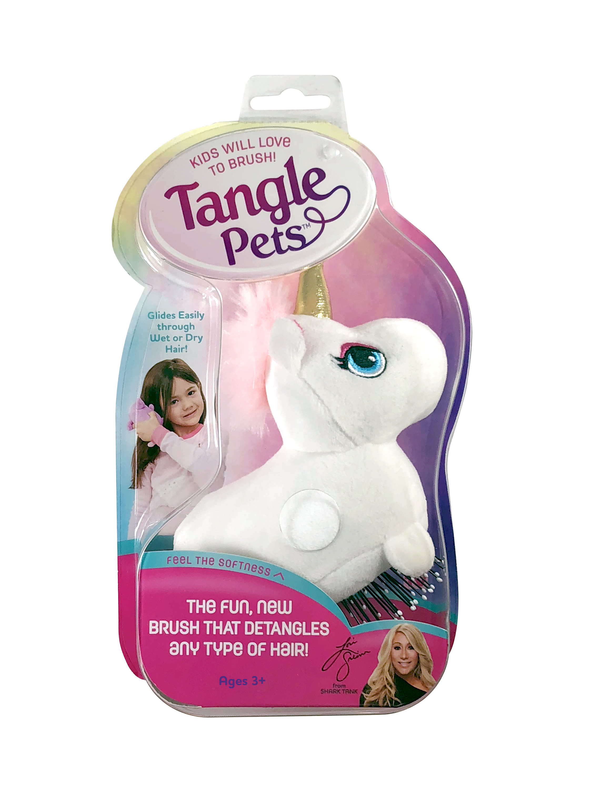 Tangle Pets Brush, Choose Sparkles the Unicorn or Cupcake the Cat - image 1 of 8