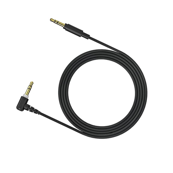 Tangle-Resistant 3.5mm Music Wire, Flexible Right-Angle Connectors for H9OON 1ABT XM3 XM4 Headsets & Devices