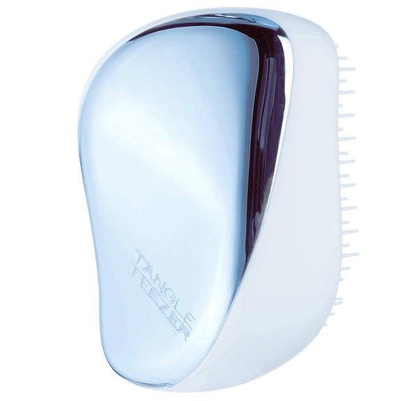 Tangle Teezer Compact Styler On-The-Go Detangling Hair Brush - # Baby Blue Chrome    CS-BBC-010220 1pc