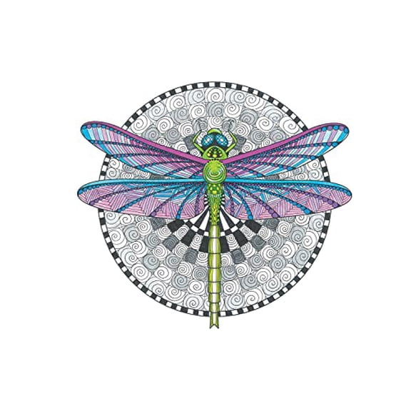 Pre-Owned Tangleeasy Guided Journal Dragonfly (Hardcover) 1641780088 9781641780087