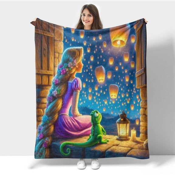 Tangled 80IN*60IN Blanket