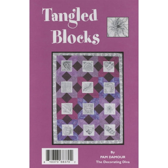 Tangled Blocks Machine Embroidery Designs by Pam Damour for The Decorating Diva