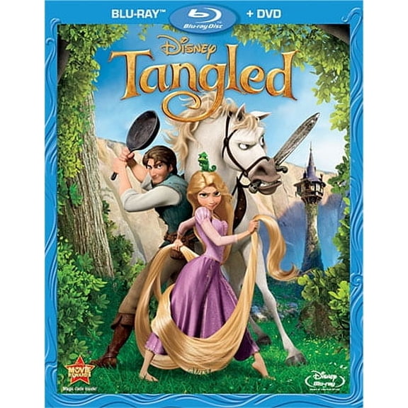Pre-Owned Tangled Blu-ray Kids & Family Widescreen by Walt Disney Home Video