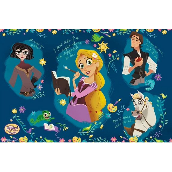 Tangled - Group Poster - 22 x 34 inches