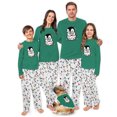 thumbnail image 1 of Tangled In Christmas Lights Penguin Matching Family Pajamas, Family And Dog Holiday PJs, Plus Sizes, With Pockets, 1 of 7