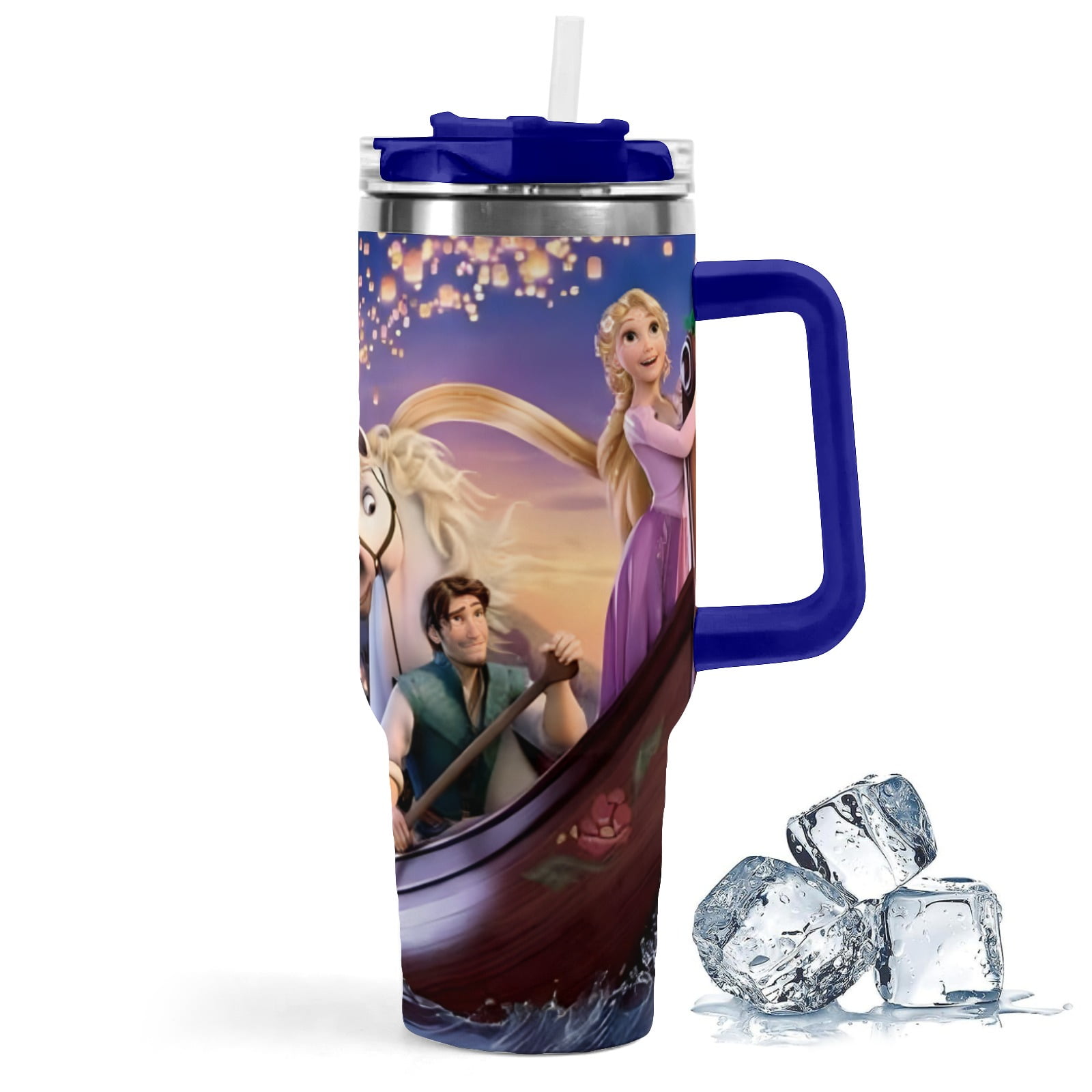 Tangled* Large capacity car cup has an iconic print, is durable with ...