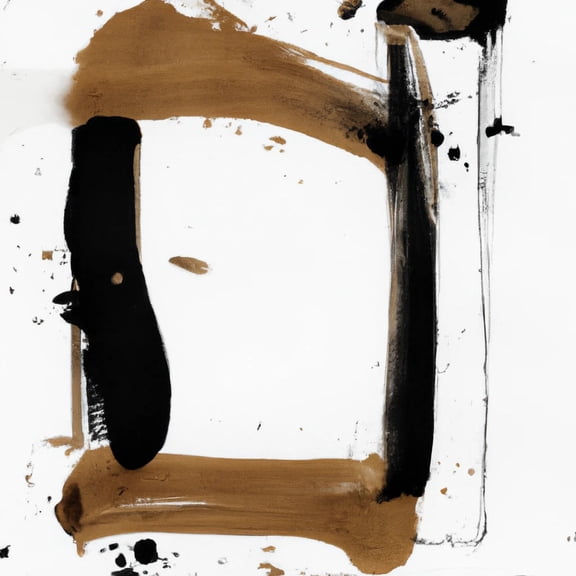 Tangled Lines I - 12" x 18" Art Print Wall Decor