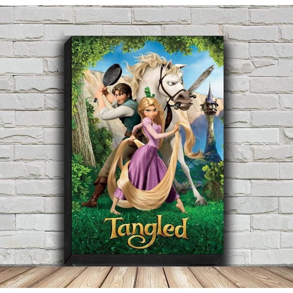Tangled Movie Hd Wall Art For Home Decor, Unframed Poster