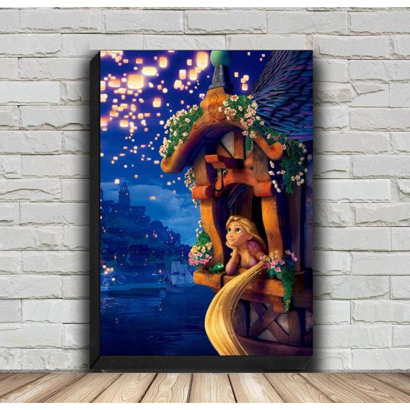 Tangled Movie Hd Wall Art For Home Decor, Unframed Poster