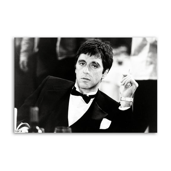 Scarface Tony Montana Home Decor Poster Wall Art Hanging Picture Print Bedroom Decorative Painting Posters Room Aesthetic 12x18inch(30x45cm)
