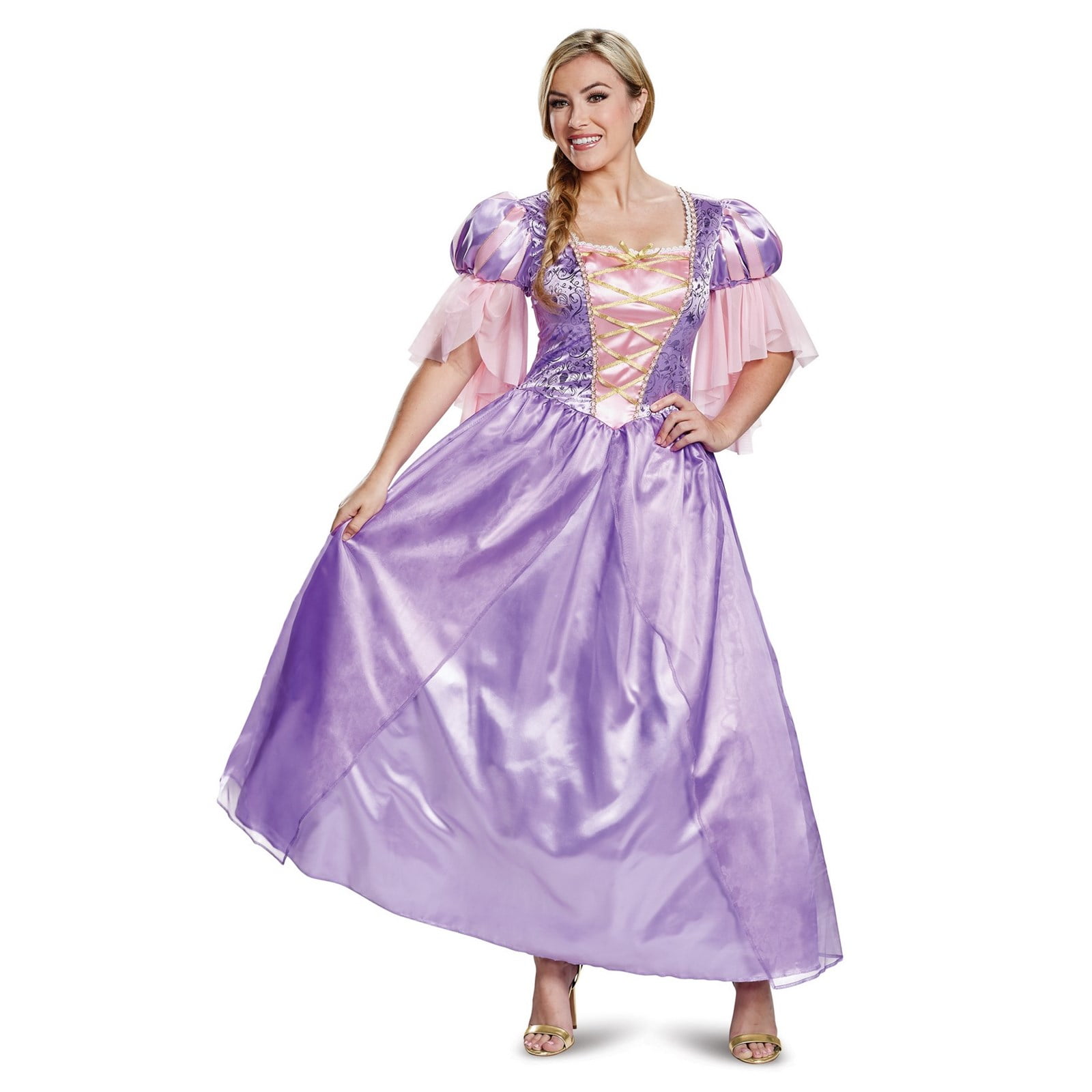 Tangled Rapunzel Deluxe Adult Halloween Costume Walmart Tangled Rapunzel Deluxe Adult Halloween Costume Walmart