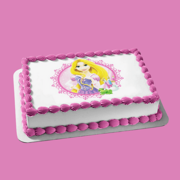 Tangled Rapunzel Edible Icing Image Cake Decoration Topper -1/4 Sheet