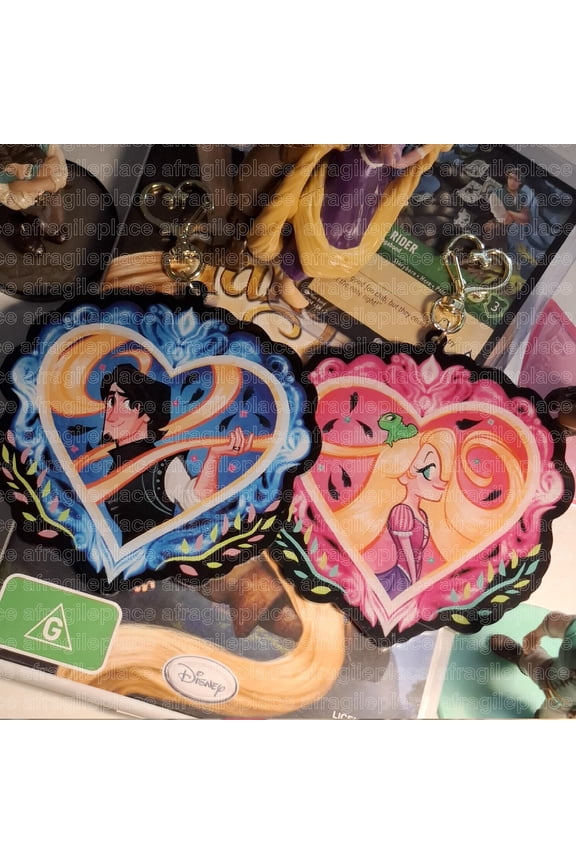 Tangled - Rapunzel & Flynn Rider Matching Jumbo Keychains (1 keychain)