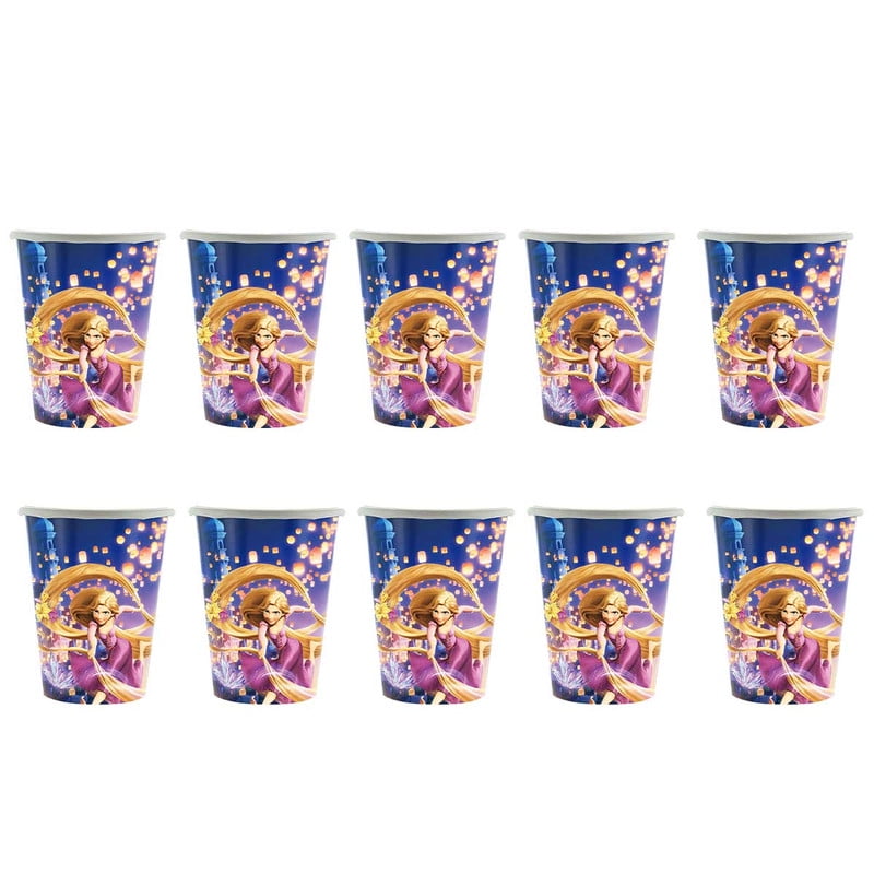 Tangled Rapunzel Princess Birthday Party Supplies Cups Tableware ...