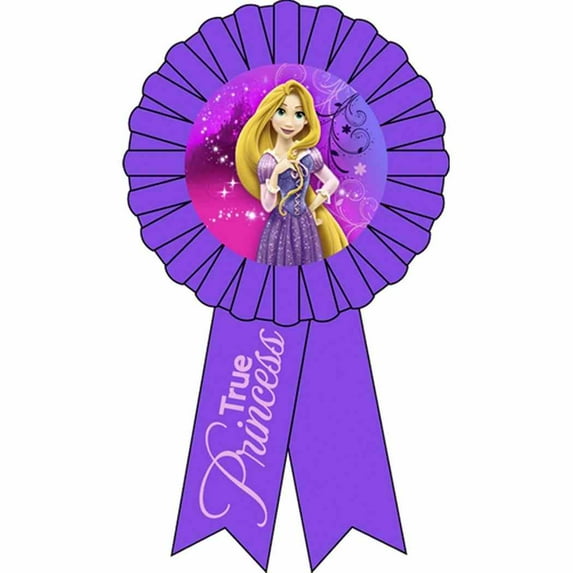 Tangled Sparkle Disney Princess Rapunzel Kids Birthday Party Favor Guest Ribbon