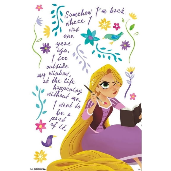 Tangled - Thoughts Poster - 22 x 34 inches