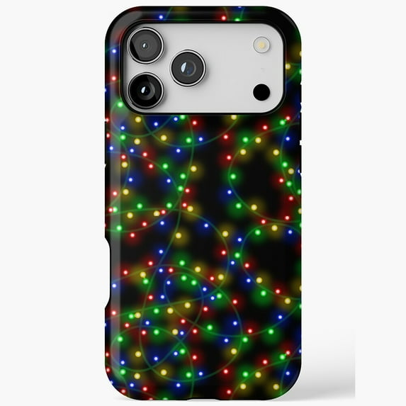 Tangled Up Christmas Light Case for iPhone 11 12 13 14 15 16 17 Pro Max