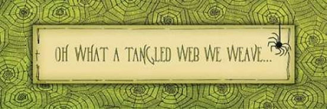 Tangled Web Canvas Art - Jo Moulton (8 x 24)