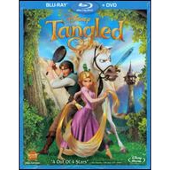 Pre-Owned Tangled by Walt Disney Pictures, Blu-ray/DVD, Animation, 2 Discs