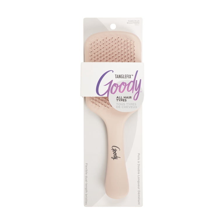 Goody Tanglefix Pink Paddle Brush 1CT Flexibile Dual-Length