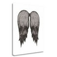 thumbnail image 1 of Tangletown Art, 20 x 18 "Black Angel Wings " by Sarah Ogren, Gallery Wrap Canvas, 1 of 2