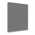 thumbnail image 1 of "Bw Stripes" By Linda Woods, Fine Art Giclee Print on Gallery Wrap Canvas, Ready to Hang, 1 of 2