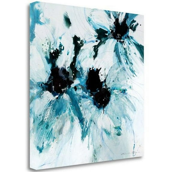 Tangletown Art, 20 x 20 "Blue Crush II " by Natasha Barnes, Gallery Wrap Canvas