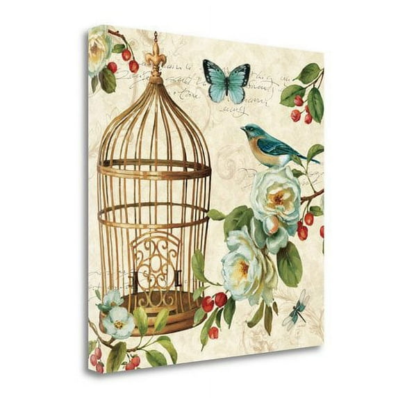 20" x 20" Free As A Bird II By Lisa Audit - Print on Canvas Fabric Multi-Color