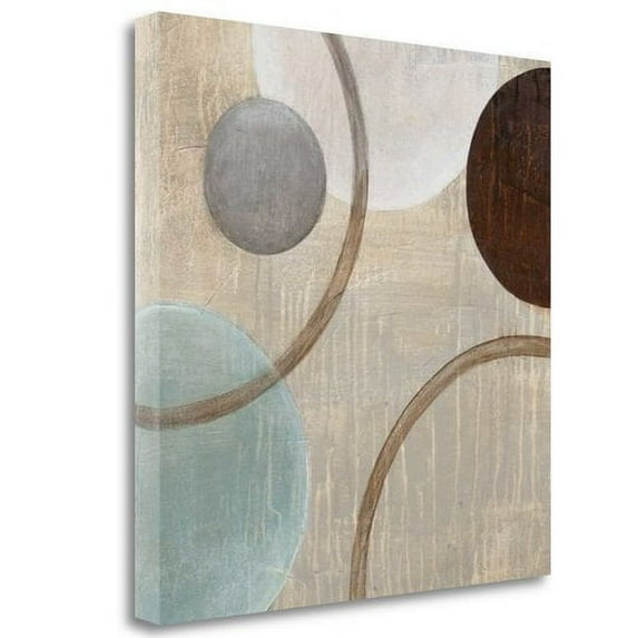 Tangletown Art, 20 x 20 "Revolutions II " by Eve, Gallery Wrap Canvas Art printe