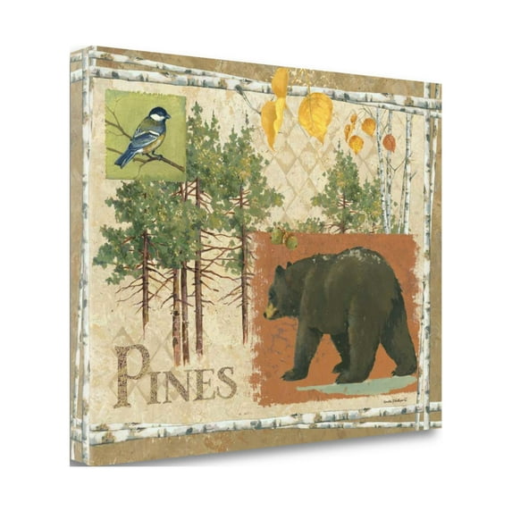 Tangletown Art, 21 x 16 "Bl Bear Pines " by Anita Phillips, Gallery Wrap Canvas