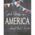 thumbnail image 1 of Tangletown Art, 23 x 18 "God Bless America " by Jo Moulton, Gallery Wrap Canvas, 1 of 2