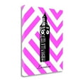 thumbnail image 1 of "Big Ben - Pink Chevron" By Anna Quach, Fine Art Giclee Print on Gallery Wrap Canvas, Ready to Hang, 1 of 2