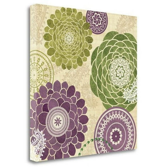 Tangletown Art, 24 x 24 "Garden Melody II " by Veronique Charron, Gallery Wrap C