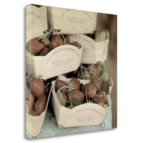 Tangletown Art, 25 x 25 "Marketplace - 15 " by Alan Blaustein, Gallery Wrap Canv