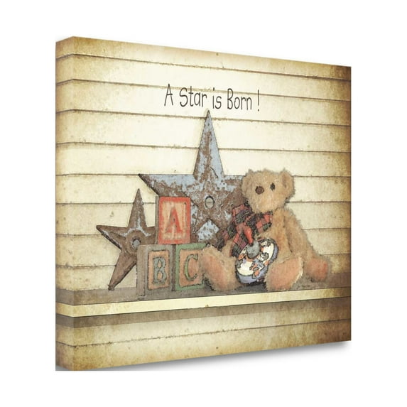 Tangletown Art, 26 x 20 "A Star is Born " by Jo Moulton, Gallery Wrap Canvas Art