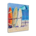 thumbnail image 1 of Tangletown Art, 28 x 28 "Resting on the Beach II " by Leslie Seata, Gallery Wrap, 1 of 3