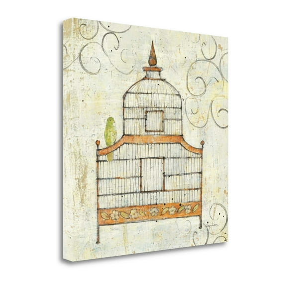 Tangletown Fine Art Bird Cage III Canvas Wall Art By Avery Tillmon