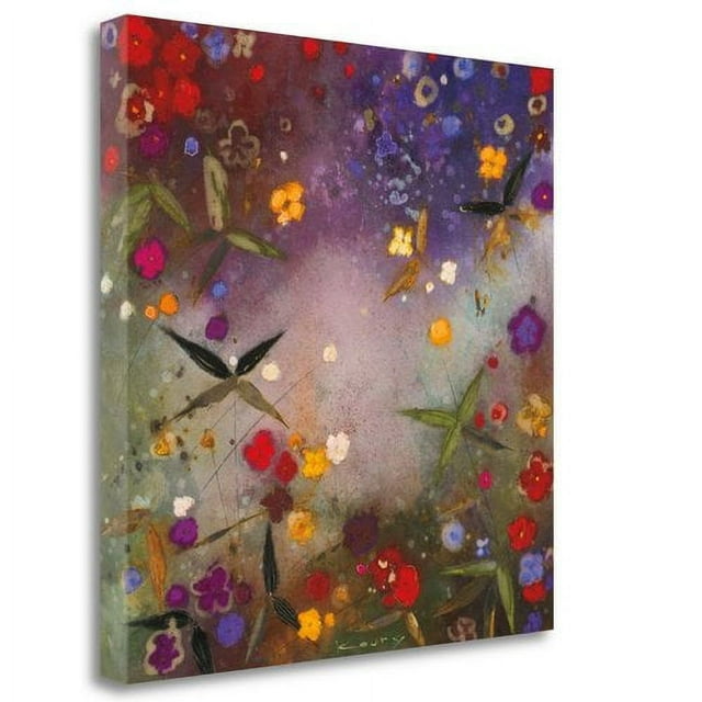 Tangletown Art, 30 x 30 "Gardens in the Mist V " by Aleah Koury, Gallery Wrap Ca