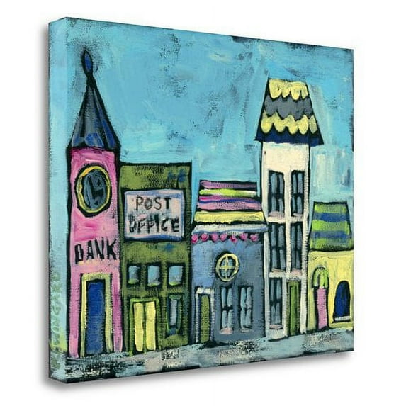 Tangletown Art, 31 x 25 "Vine Street " by Pamela J. Wingard, Gallery Wrap Canvas