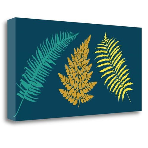 Tangletown Art, 32 x 16 "Ferns " by Longfellow Designs, Gallery Wrap Canvas Art