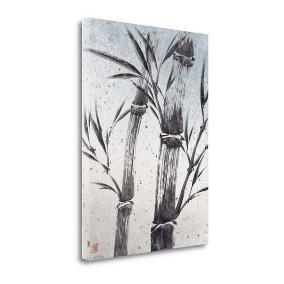 Tangletown Art, 38 x 28 "Cool Bamboo II " by Katsumi Sugita, Gallery Wrap Canvas