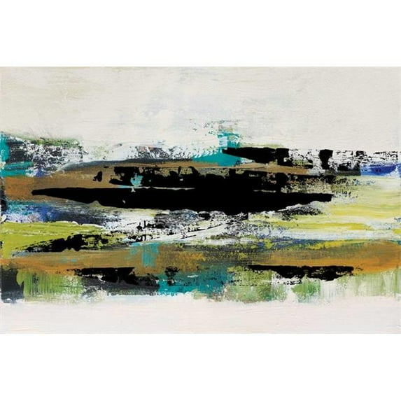 Tangletown Art, 47 x 32 "Black and White " by Natasha Barnes, Gallery Wrap Canva