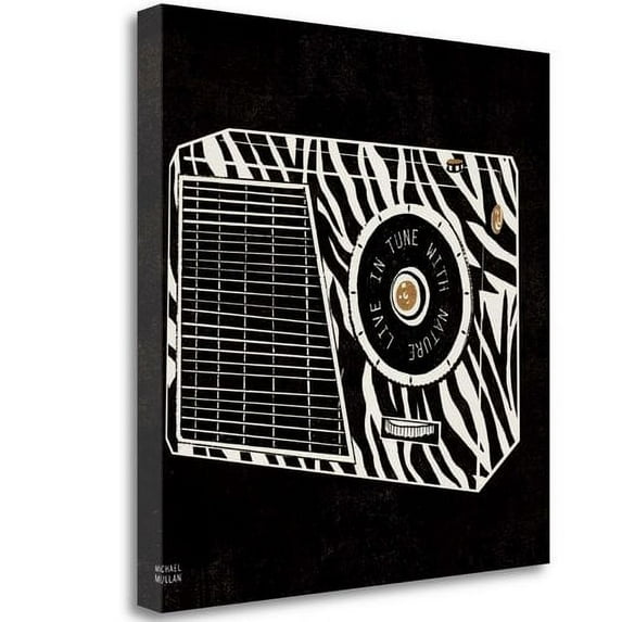 Tangletown Fine Art 'Analog Jungle Radio' Graphic Art Print on Canvas