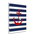 thumbnail image 1 of Tangletown Fine Art 'Anchor Stripe Boy' Graphic Art Print on Wrapped Canvas, 1 of 3